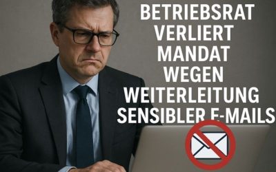 Betriebsrat verliert Mandat wegen Weiterleitung sensibler E-Mails – Was Betriebsräte wissen müssen