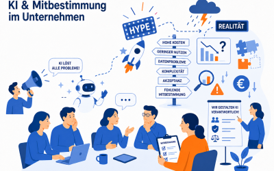 KI-Hype vs. Realität – Warum KI in Unternehmen bisher enttäuscht und was das für Mitbestimmung bedeutet