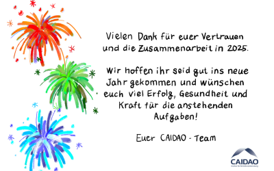 Wir hoffen ihr seid alle gut ins neue Jahr gestartet. 🥳