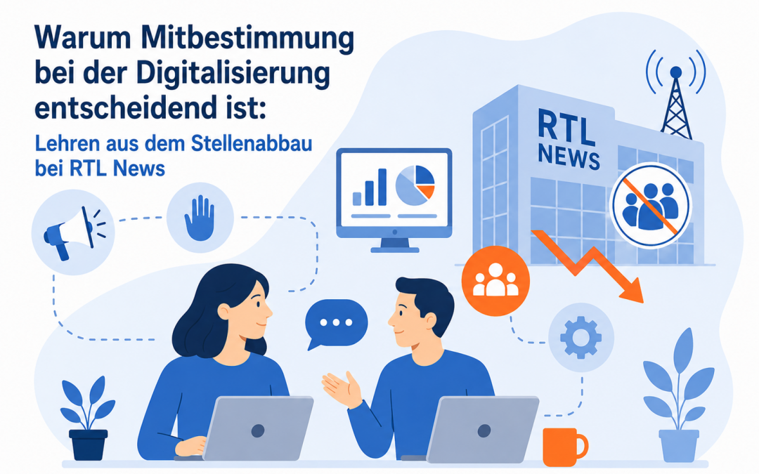 Warum Mitbestimmung bei der Digitalisierung entscheidend ist – Lehren aus dem Stellenabbau bei RTL News