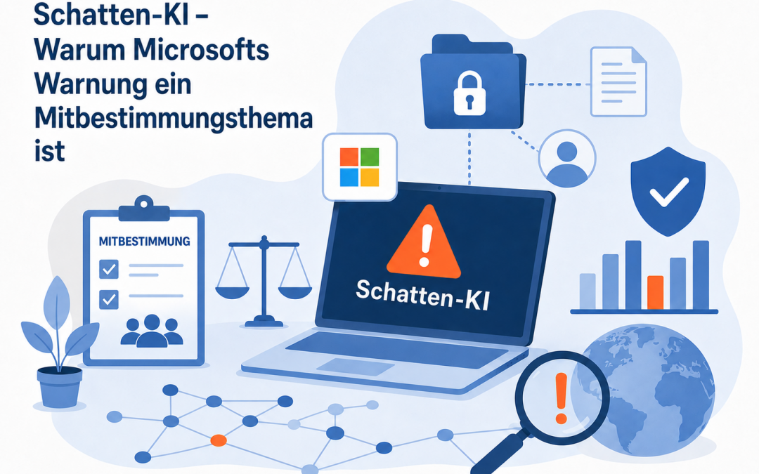 Schatten-KI: Warum Microsofts Warnung ein Mitbestimmungsthema ist
