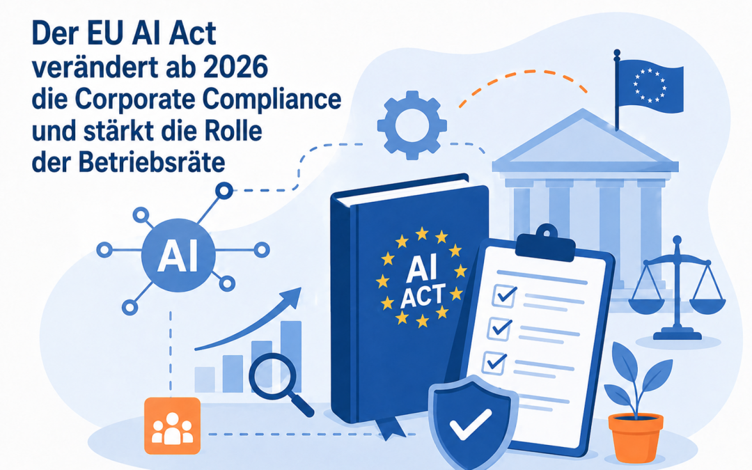 Der EU AI Act verändert ab 2026 die Corporate Compliance – und stärkt die Rolle der Betriebsräte