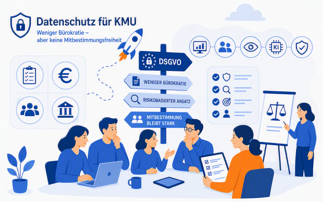 Datenschutz für KMU: Weniger Bürokratie – Mitbestimmung bleibt unverzichtbar